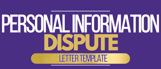 Personal Information Letter