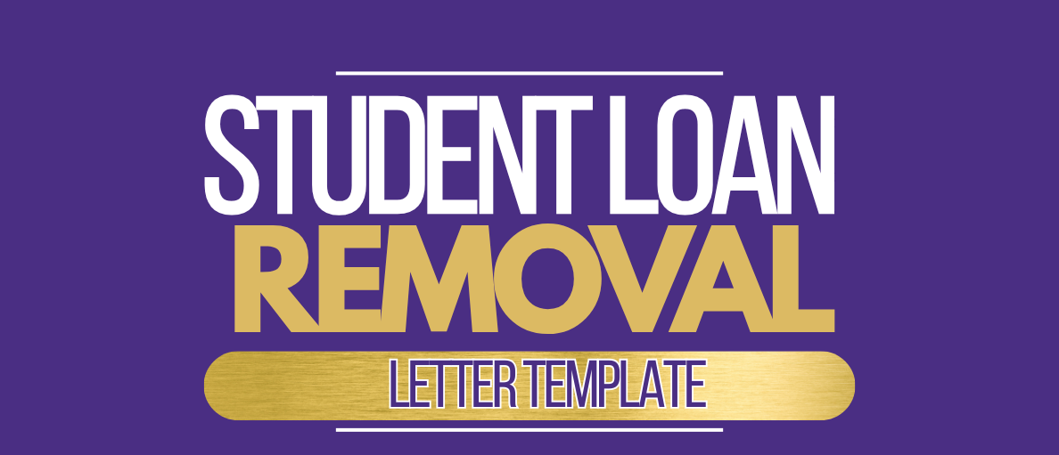 Student Loan Removal Letter