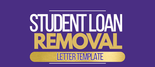 Student Loan Removal Letter