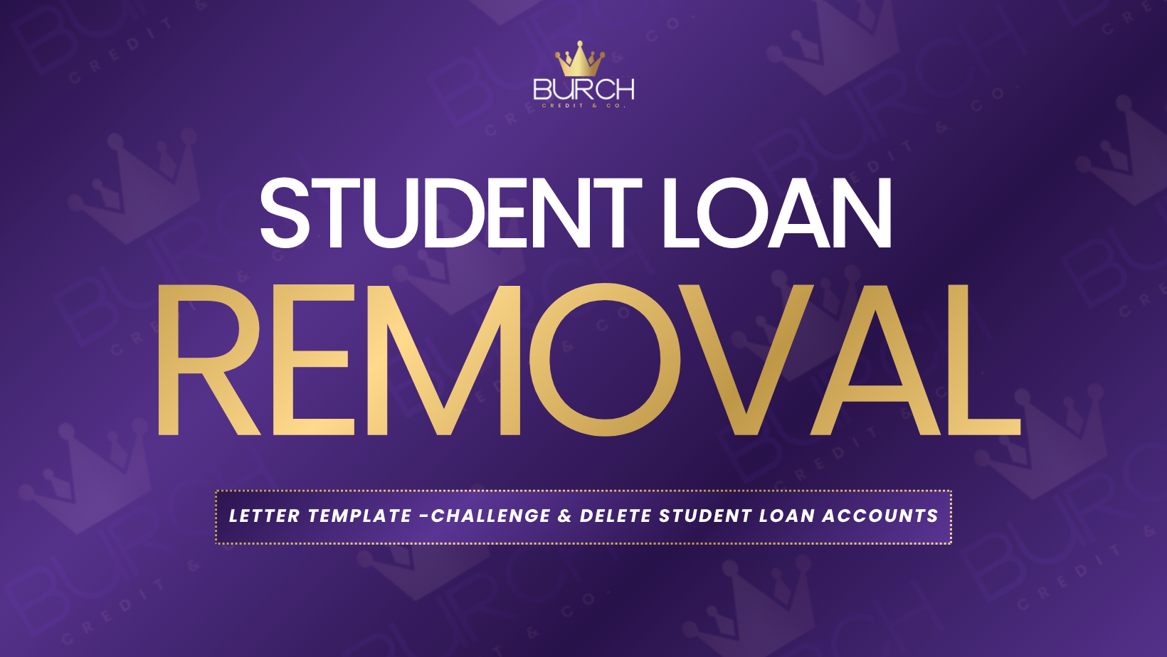 Student loan credit dispute removal template ebook guide